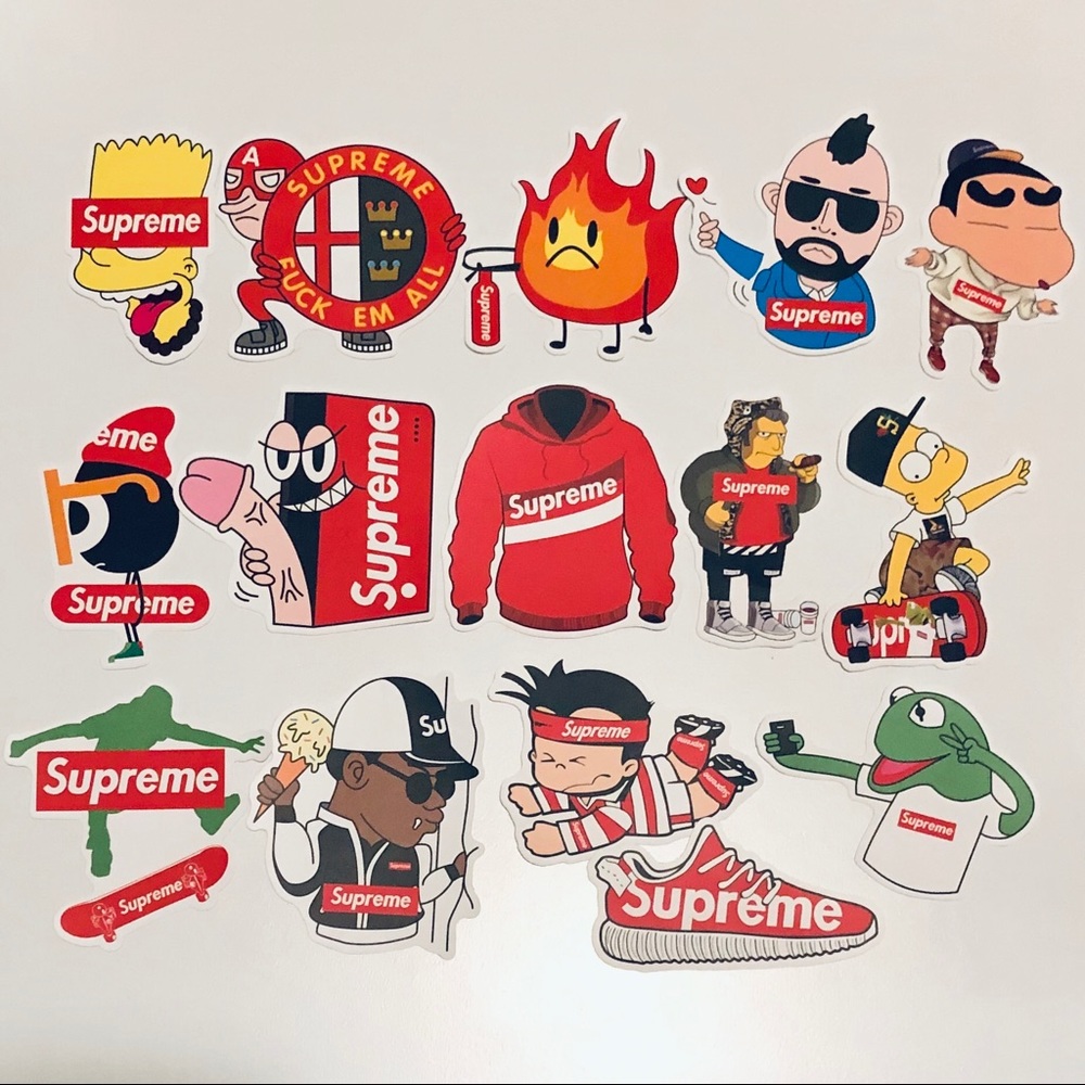 15 Supreme Stickers